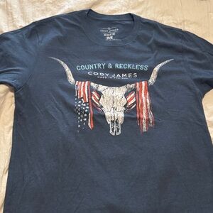 Cody James Country & Reckless Navy Tee